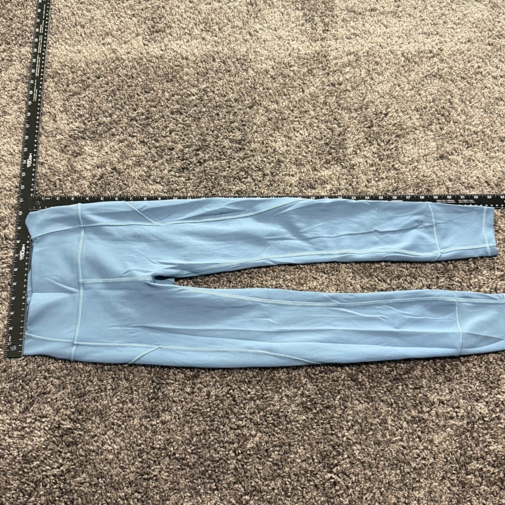 Athletic Lululemon All The Right Places Leggings Womens Blue Good Pockets Size 2 - Picture 5 of 5